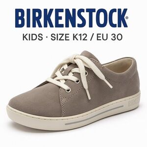 Birkenstock Kids Sneakers – Gray Suede – Size K12 / EU 30
